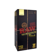 RAW BLACK PRE-ROLLED CONES KING SIZE – BOX/1400