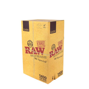 RAW Natural Cones Pre-Rolled 98 Special Box