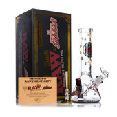 RAW x GEAR Sidekick 12" 7mm Thick Black Sidekick Water Pipe