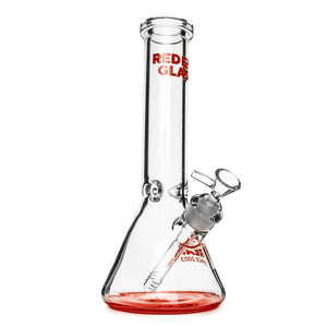 Red Eye Glass 12" 7mm Thick Modern Since 2003 Beaker Base Water Pipe