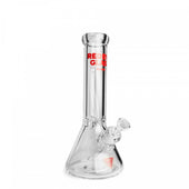 Red Eye Glass 12" 9mm Thick Beaker Base Water Pipe