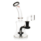 Red Eye Glass 8" Concentrate Rig black