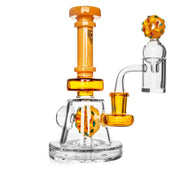 Red Eye Glass 8" Freshly Baked Concentrate Rig Set