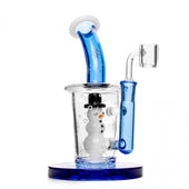 Red Eye Glass Snowman Concentrate Rig