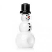 Red Eye Glass Snowman Hand Pipe 