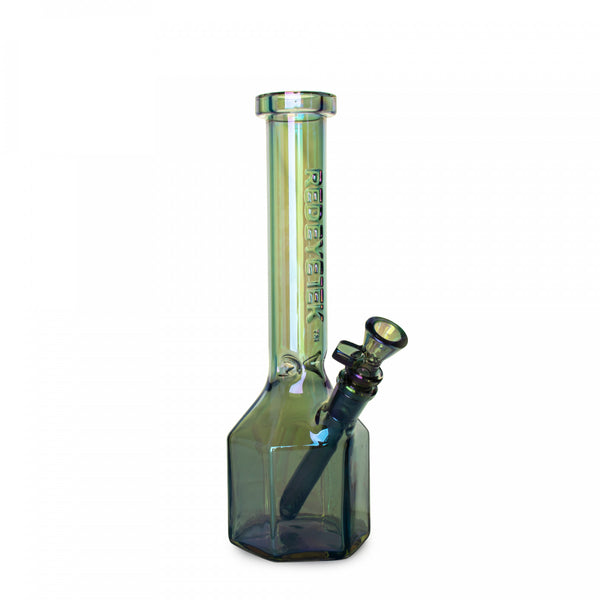 Red Eye Tek Metallic Terminator Finish Hex Tube Bong - BC Smoke Shop