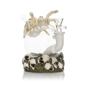 Spider & Skulls 7.5" Water Pipe