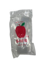 Apple Brand Clear Resealable Bags 3/4" X 3/4"