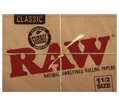 RAW Natural Unbleached 1 1/2 Size