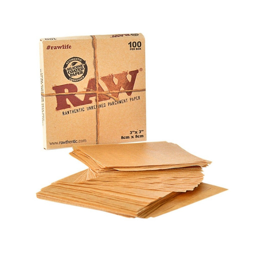 RAW Parchment Squares 3'' x 3'' - BC Smoke Shop
