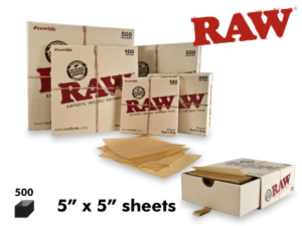 RAW Parchment Squares 5'' x 5'' - BC Smoke Shop