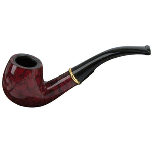 Red Marble Classic Tobacco Pipe