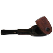 Wood Pipe with Slide Top