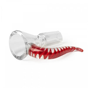 Red Eye Glass 14mm Helix Cone Bowl
