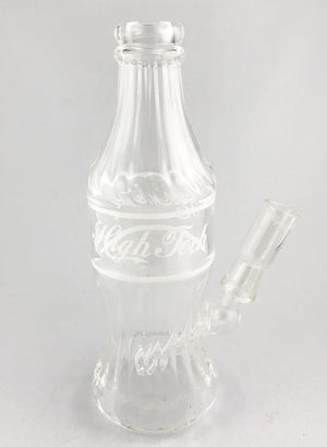 Coke Bottle Clear Label High Tech Glass
