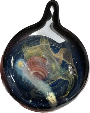 Hayes Glass Galaxy Pendant