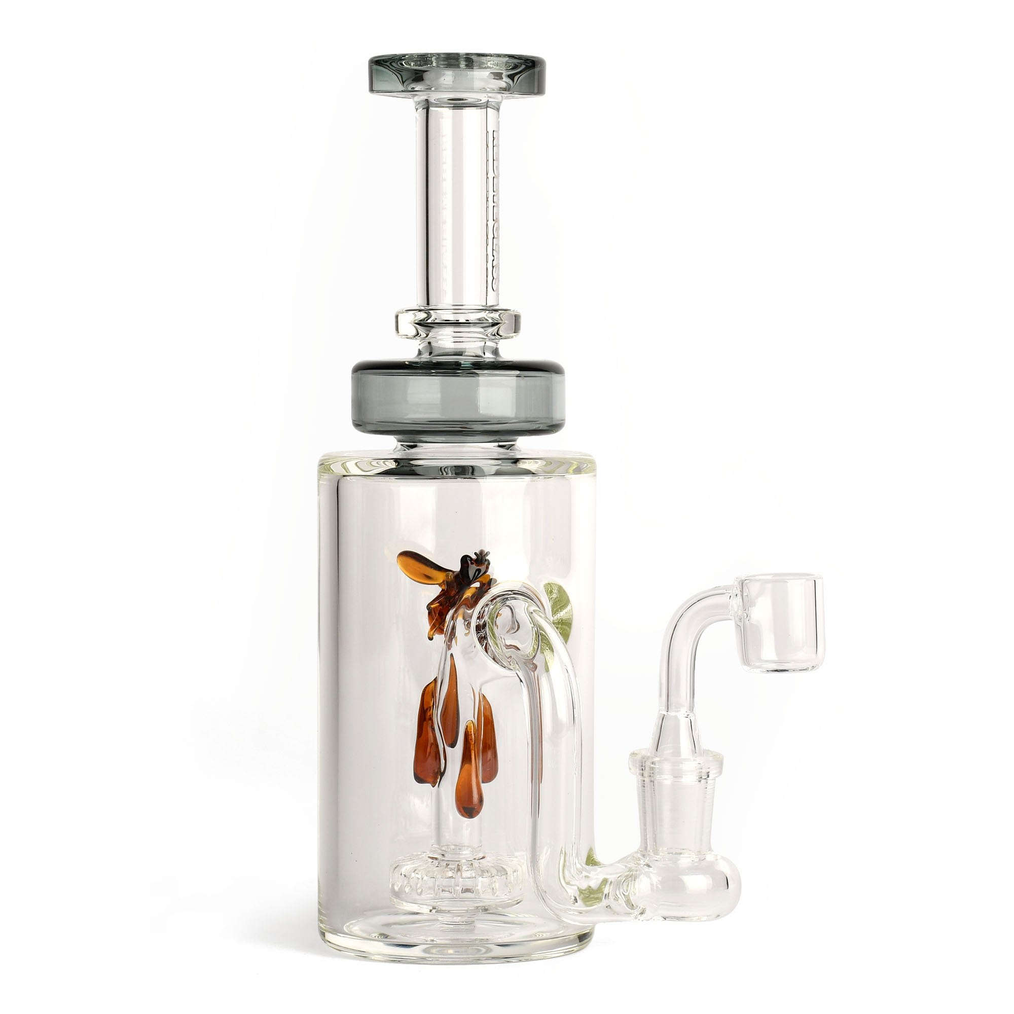 Red Eye Glass 8.5" Apiary Concentrate Rig smoke