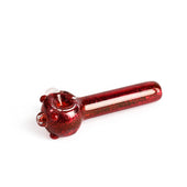 Red Eye Glass 4.5'' Sparkle Liquid Hand Pipe