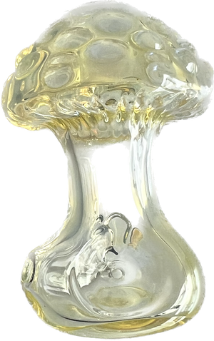Leash Glass Small Mushroom Pipe