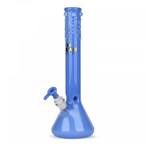 GEAR 14'' Tall Beaker Tube with Worked Top Bong Periwinkle Blue