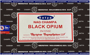 Satya Black Opium Incense