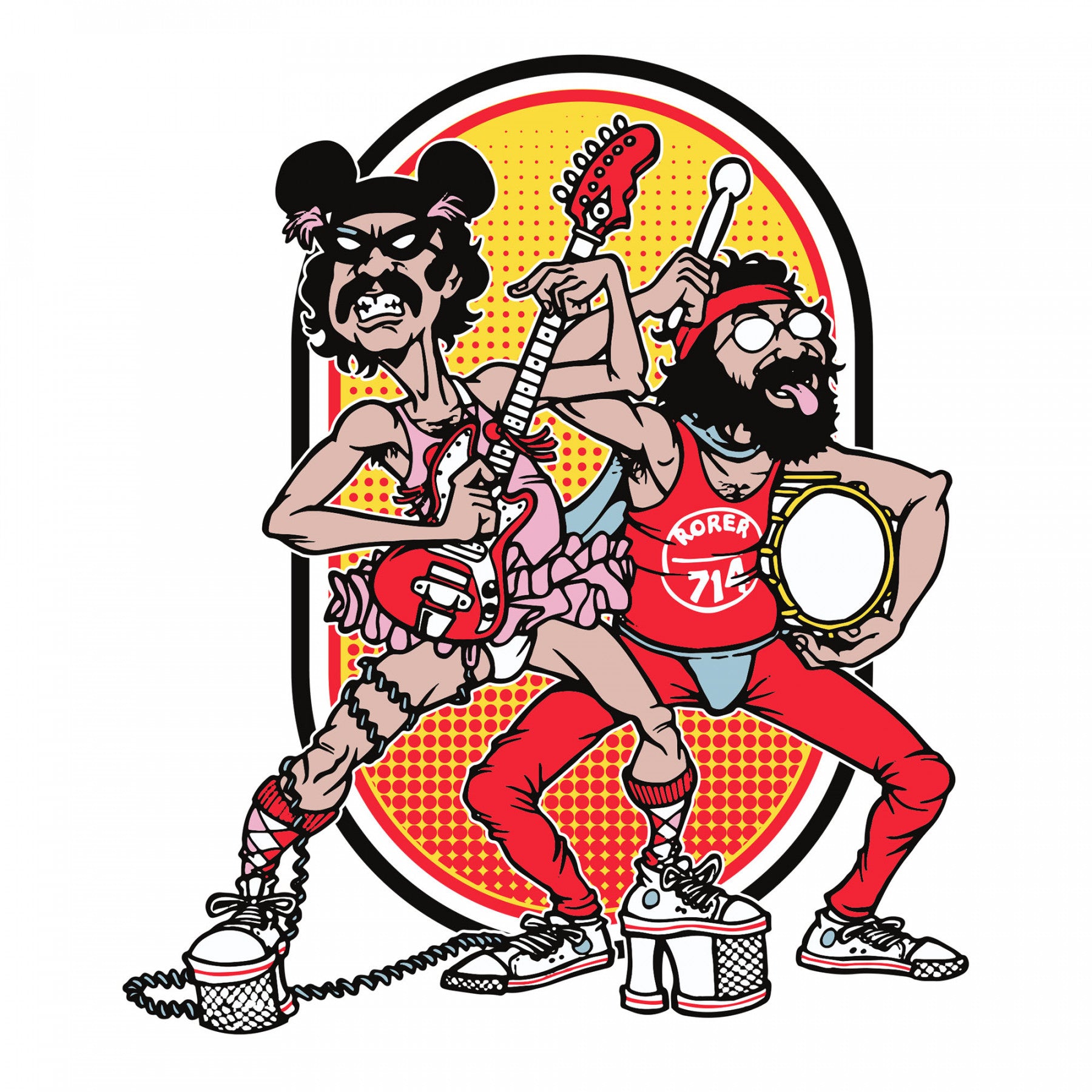 Cheech and Chong Glass