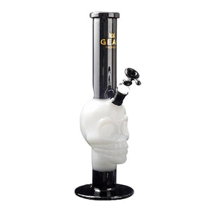 GEAR Premium 15" Tall Black & White Skull Tube W/Skull Eyes