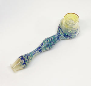 Glass Alchemy Small Feathered Hand Pipe
