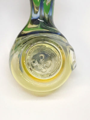 Glass Alchemy Small Feathered Hand Pipe
