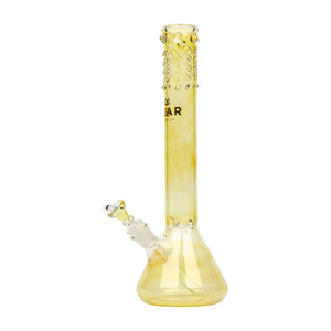 GEAR 14'' Tall Beaker Tube with Worked Top Bong Colour Changing