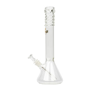 GEAR 14'' Tall Beaker Tube with Worked Top Bong Clear 