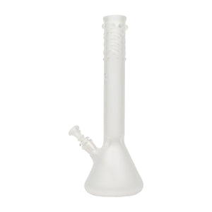 GEAR 14'' Tall Beaker Tube with Worked Top Bong Frosted