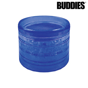 Buddies Plastic 4 Piece Magnetic Grinder w/ Screen