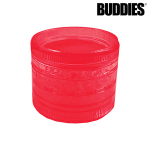 Buddies Plastic 4 Piece Magnetic Grinder w/ Screen