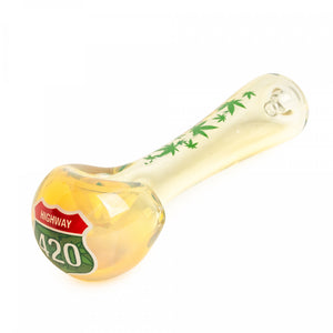 Highway 420 Spoon Hand Pipe 4.5" colour changing