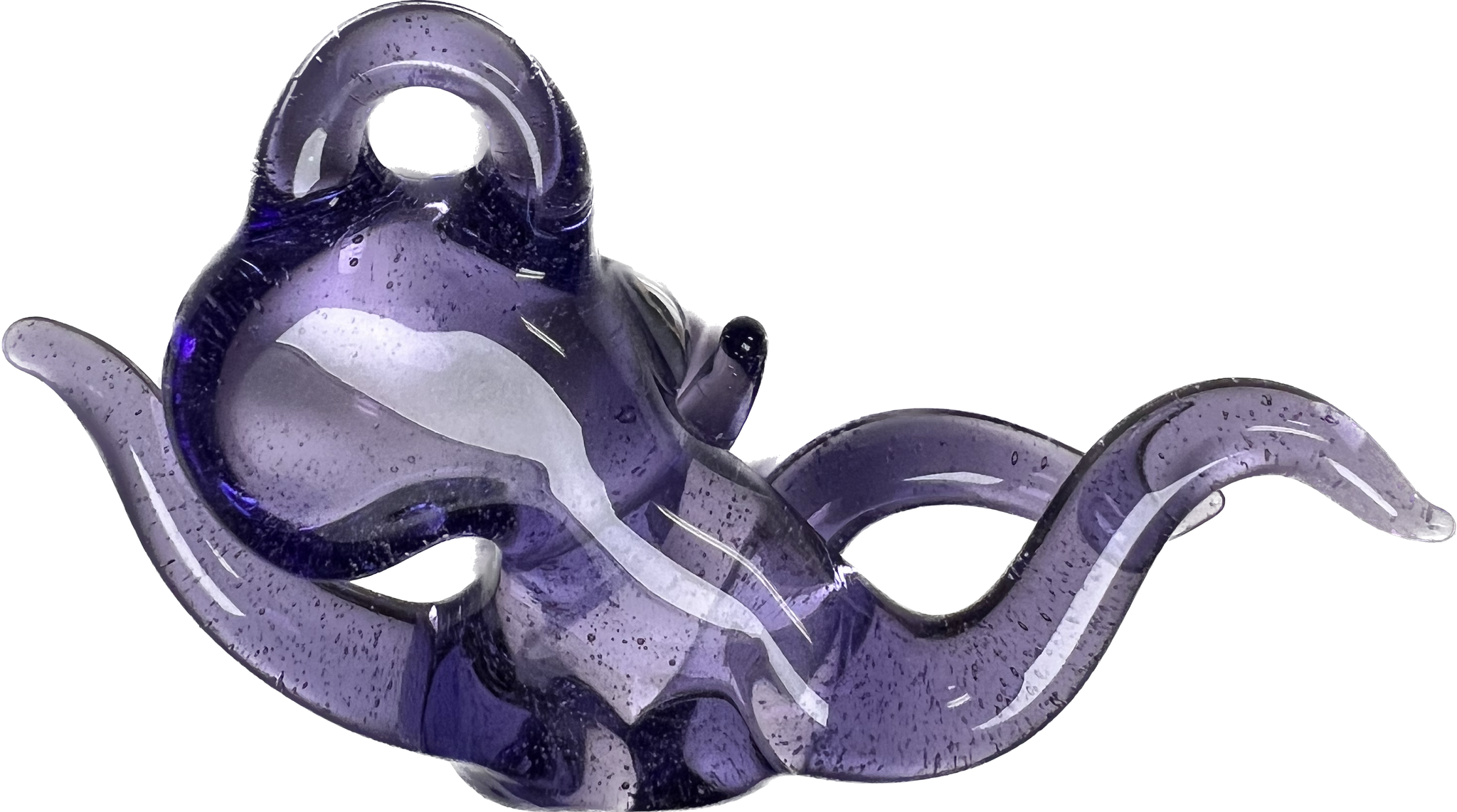 Hayes Glass Octopus Pendant BC Smoke Shop