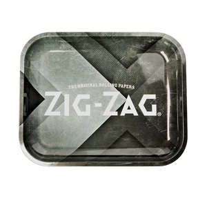 Zig-Zag Large Black (Since 1879) Metal Rolling Tray