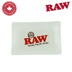 Raw Glass Mini Tray- Frosted