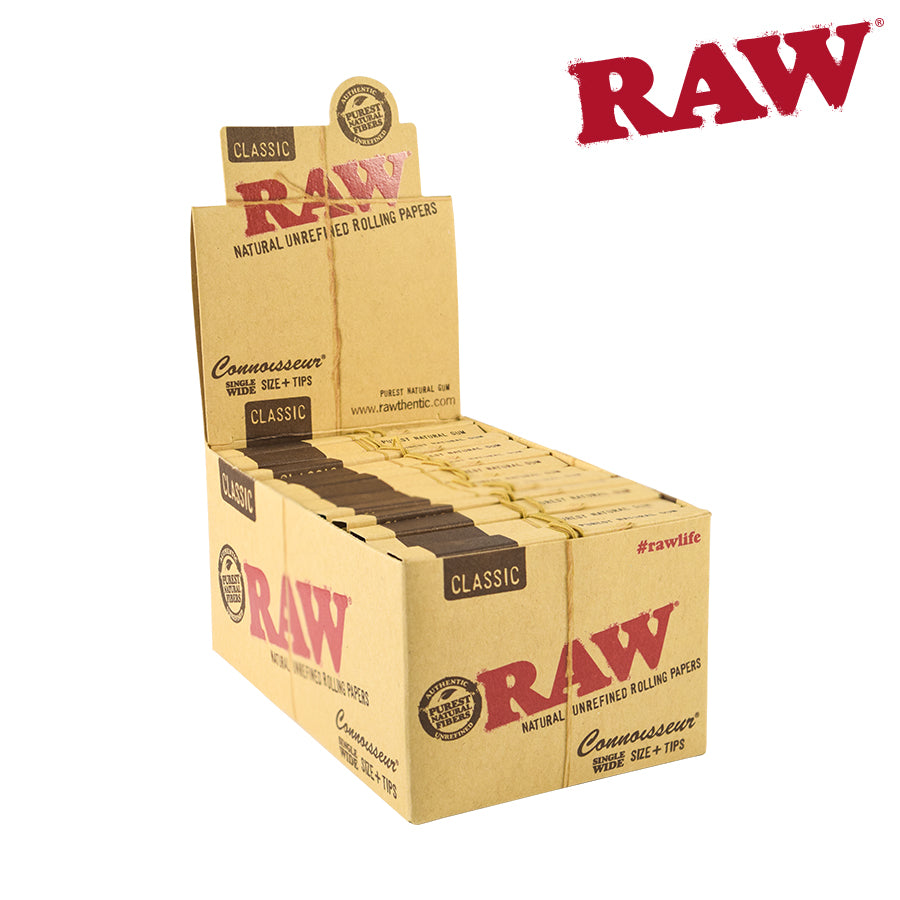 Raw Original Natural Unrefined Tips - 50 Sheets Per Pack