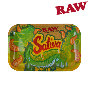 Raw Rolling Tray Sativa