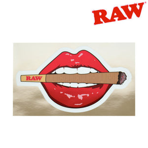 RAW Metallic Stickers - Lips and lit cone