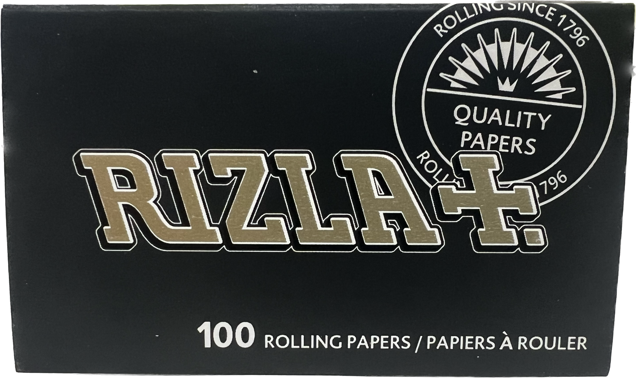 Black Rizla Rizla Single Wide Double Pull 4 Pack - BC Smoke Shop
