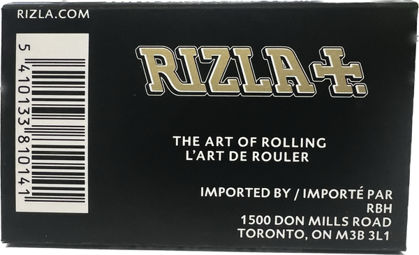 Black Rizla Rizla Eclipse Single Wide ( Black Pearl ) - BC Smoke Shop