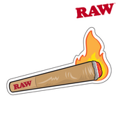 Raw Sticker Fire Cone