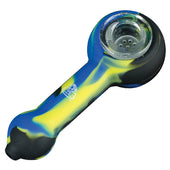 LIT Silicone Hand Pipe w/Glass Bowl Insert