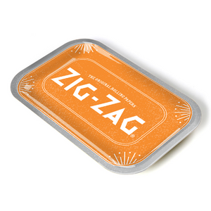Zig-Zag Metal Rolling Tray - Medium - Since 1879 (Orange)