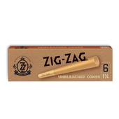 Pre-Rolled Cones - Zig-Zag Unbleached 1 1/4 Papers