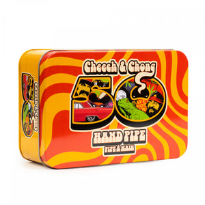 Cheech & Chong Glass 5'' 50th Anniversary Commemorative Sherlock Pipe