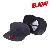 RAW SNAPBACK BLACK ON BLACK HAT