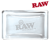 Raw Crystal Glass Rolling Tray